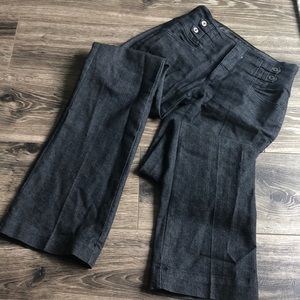 Super flattering bootcut dark wash jean